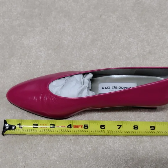 Liz Claiborne Women's Pink Leather Shoes - Picture 8 of 10